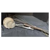 Kitchen Utensils, Hand Cultivator, Rug Beater.;