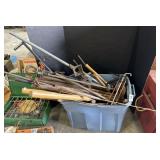 Steel Pins, Loppers, Hand Saws, Pry Bars.