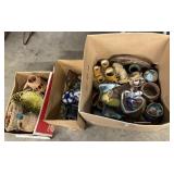 3 Box Lot Handmade Pottery.