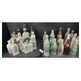 2 Trays Of Glass Advertising Bottles, Coca Cola.