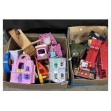 Toy Play Sets, Hot Wheels, Big Jim Truck.