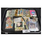 Various Sports Trading Cards.