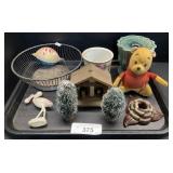 Limoges Monogrammed Shaving Cup, Gund Winnie The