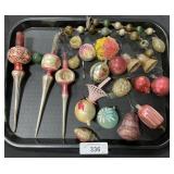 Vintage Hand Blown Glass Ornaments.