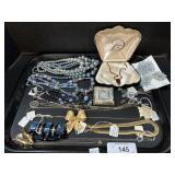 Various Costume Jewelry, Necklaces, Bracelets.