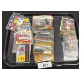 Various Sports Trading Cards.