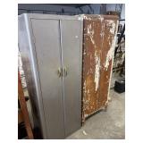 2 Metal Cabinets.