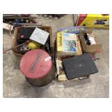 Craftsman Creep Stool, Drain Snake, Hand Cart,
