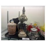 Mosaic Candle Filled Jar, Decorative Candle