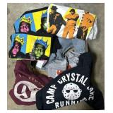 B.I.G., Run DMC, Jaws T-Shirts, Denim Jacket.