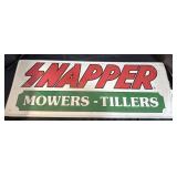 Vintage Snapper Mowers Tillers Advertising Sign.