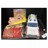 Vintage Halloween Costumes, Ghostbusters Car.