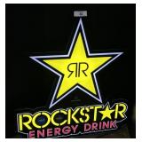 Rock Star Energy Drink Lighted Adv Sign.