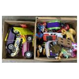 Toys, Steel Tonka Truck, RC Car, Ghostbusters.