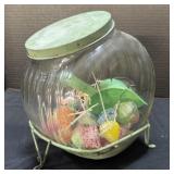 Vintage Candy Display Jar.