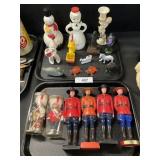 Cast Iron, Ceramic, & Plastic Figures.