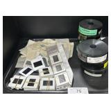 Various 35mm Film Stock & Layout Slides.