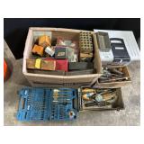 Tools, Letter Punches, Bits, Screwdrivers.