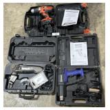 Kobalt Heat Gun, Dremel Muti Max, Drill.