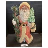 Vintage Resin Woodland Santa Claus Figure.