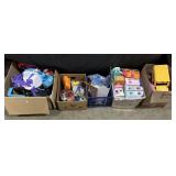 Toys, Barbie Cars, Doll Houses, Animal Rescue.