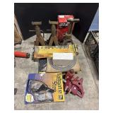 Automotive Jack Stands, Bench Vise, Copper
