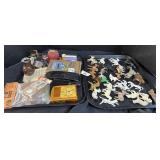 Various Plastic Farm Animals, Cocktail Parasols,