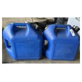 Pair Of 5-Gallon Kerosene Fuel Cans.