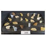 23 Assorted Wade Animal Figurines.