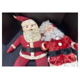 Vintage Santa Claus Plushes.