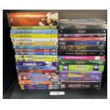 Various Genre DVDs.