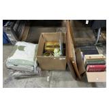 Quilts, Advertising Tins, Books, Acrylic Painting.