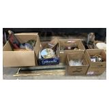 Glassware, Wall Decor, Vases, Sewing Box, Avon.
