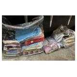 Large Lot Cotton & Flannel Sewing Fabric.