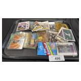Various Sports Trading Cards.