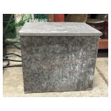 Wengertï¿½s Dairy Adv Galvanized Milk Box.