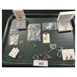 Sterling Silver Necklaces, Bracelet, Earrings.