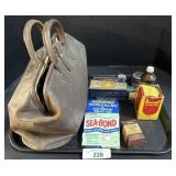 Vintage Medical Supplies/Medical Bag.