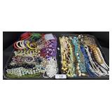 2 Trays Of Costume Jewelry, Necklaces, Bracelets.