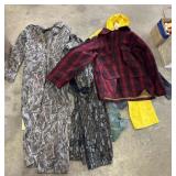 Woolrich Plaid Jacket, Raincoats, Camouflage