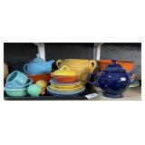 Lot Of Colored Fiesta Ware, Chips.
