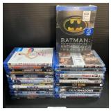 Various Genre Blue Ray DVDs.