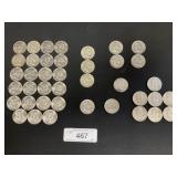 1951-1963 90% Franklin Halves.