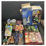 Vintage Dolls, Toys, NOS Valentines Cards.