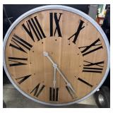Large Rustic Wall Clock.