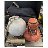 Navy Wool Tops, Dietz Lantern, Blow Torch.