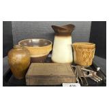 Antique Nutcrackers, Monmouth Pottery Stoneware
