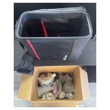Christmas Decor, Glassware, Locker Bag.