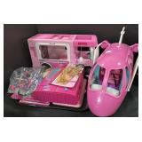 Barbie Camper, Plane Play Sets, Doll, Accessories.