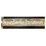Antique 49 x 10 Inch B & W Photo.